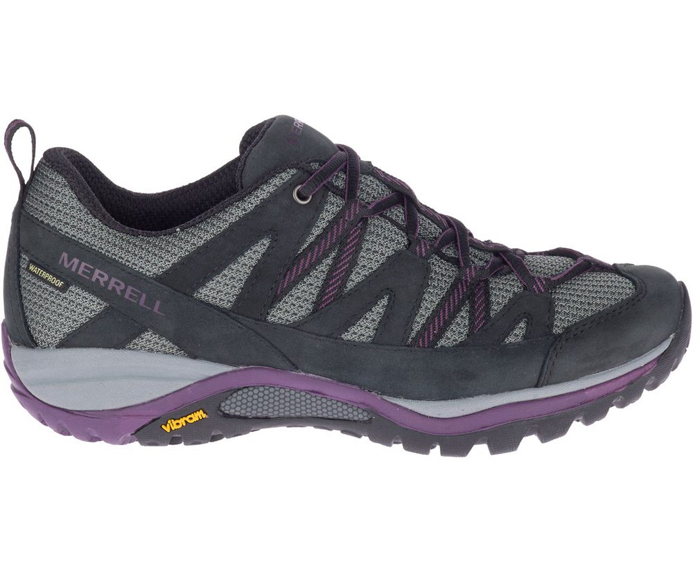 Merrell Hiking Shoes Black - Siren Sport 3 Waterproof Wide Width - Womens 31LGKDUZH
